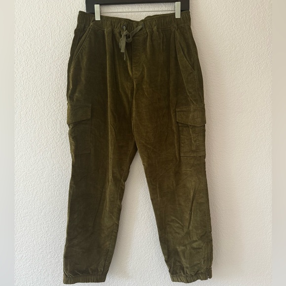 EUC Sanctuary Dark Green Soft Corduroy Mia Trooper Cargo Jogger - Picture 2 of 8